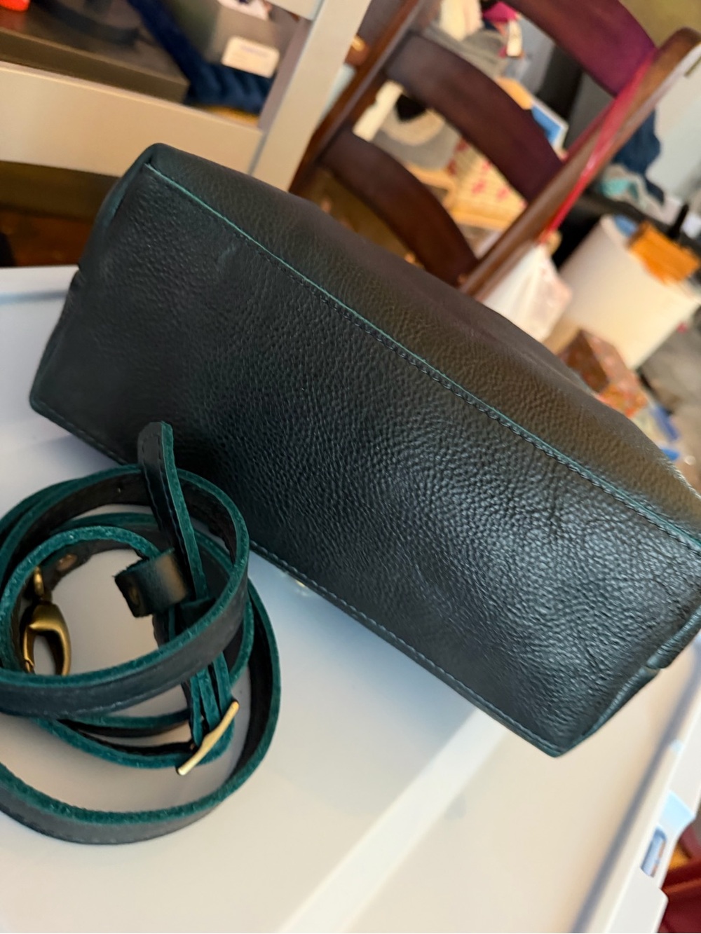 EUC large raindrop - Boreal - zip -Portland Leather Goods - Picture 3 of 4